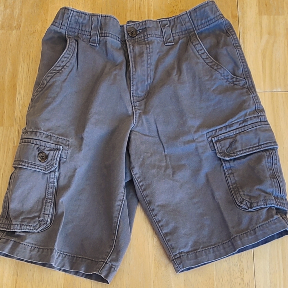 Urban Pipeline Boys Gray Cargo Shorts Size 16